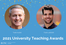 2021 Unviersity Teaching Awards